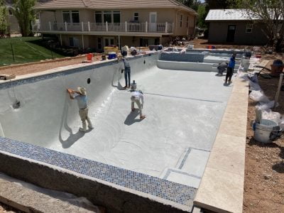 Plaster Start-up for new swimming pools in saint george utah