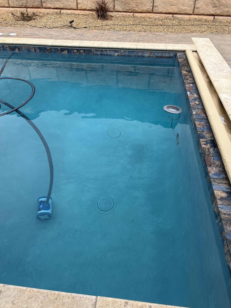 Pool light came out and we had to reattach