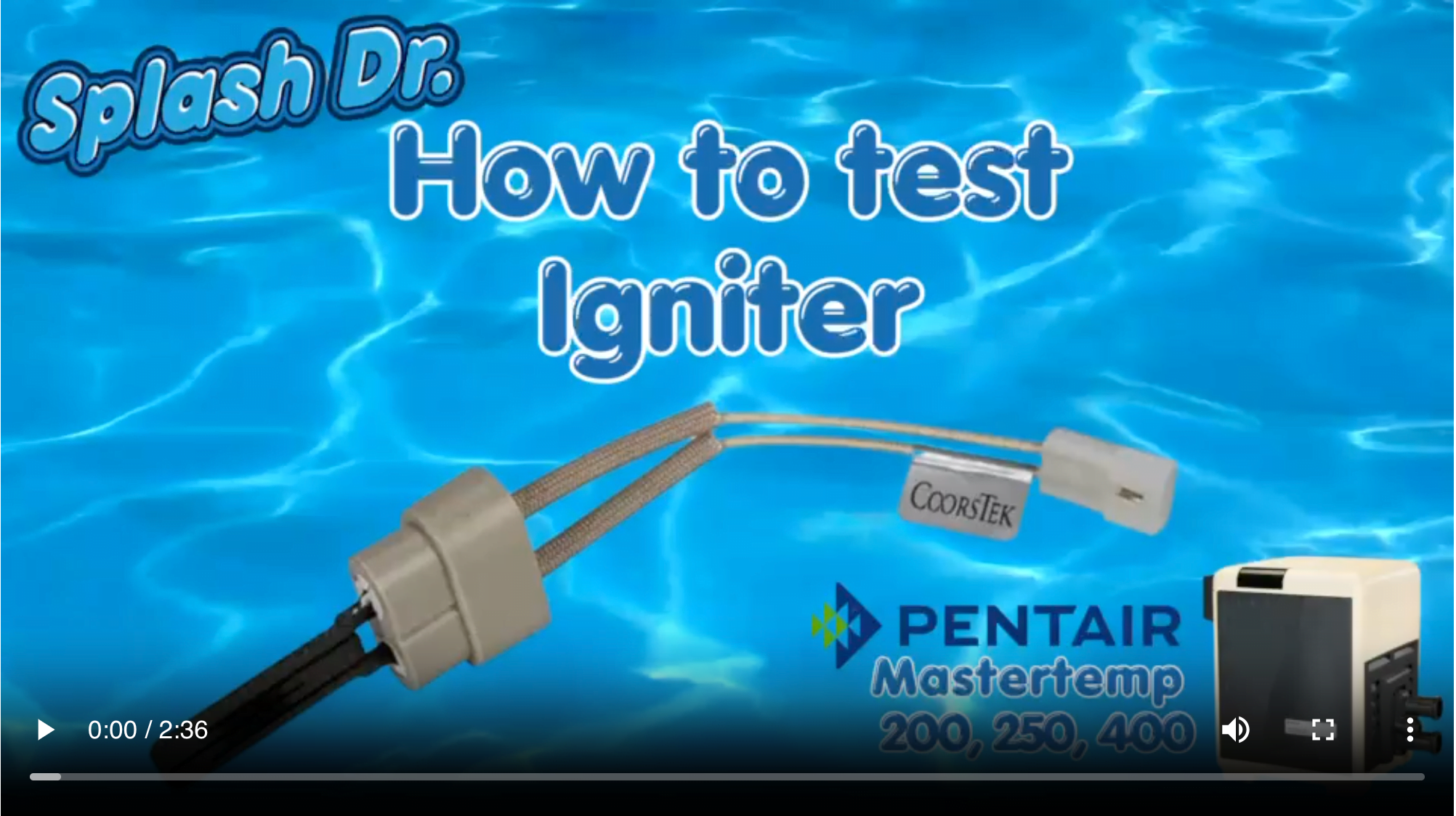 Pool Heater Flue Sensor Pentair Mastertemp Stack Flue Sensor